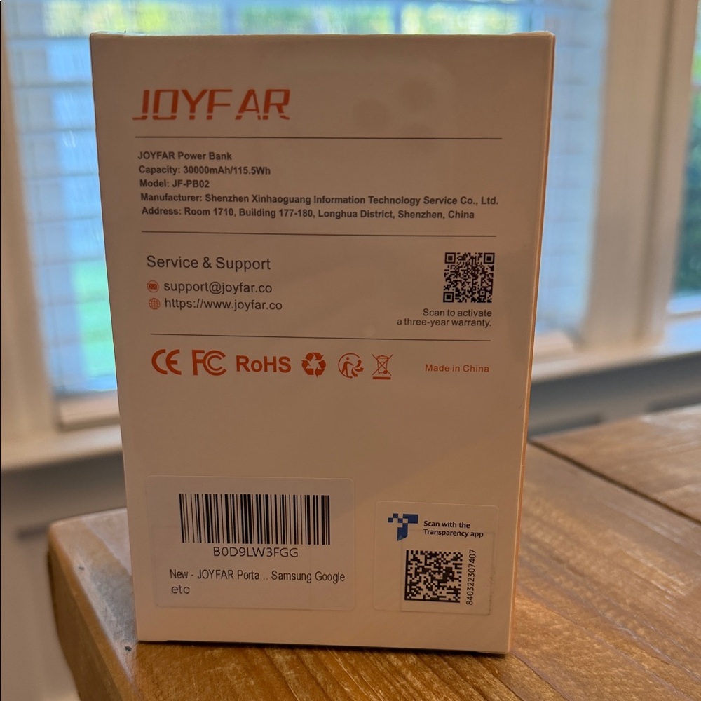 Joyfar White Power Bank 30000mAh - Picture 2 of 3